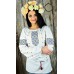 Embroidered blouse "Milky Way"